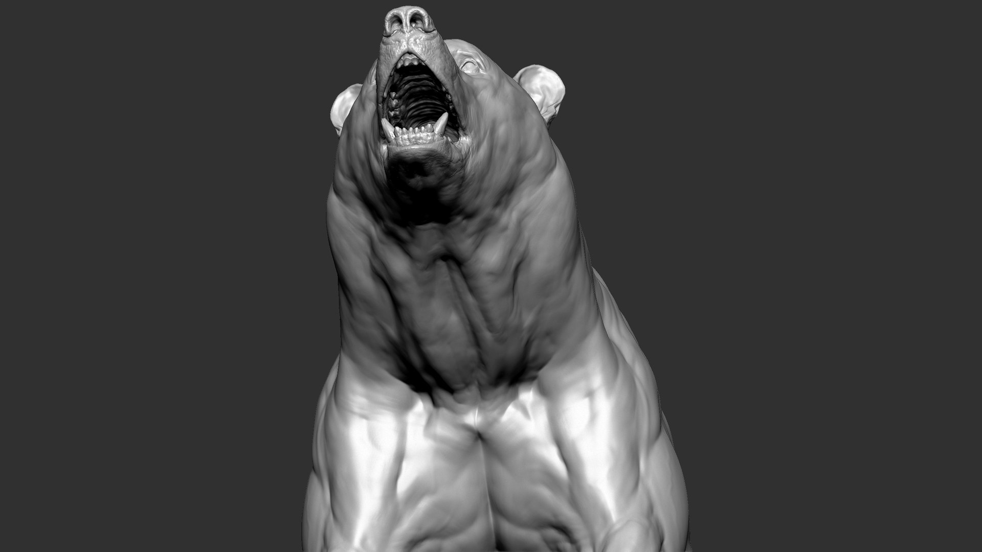 Bear meeting Monkey! Simple Stylized Bear Sculpt : r/blender