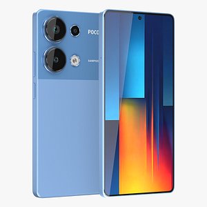 POCO M6 Pro Blue 3D model