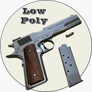 AMT Hardballer Low Poly