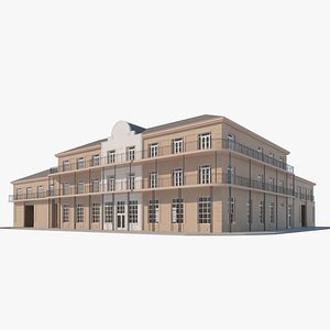 mardi grass building 3D model