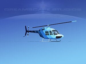 3D rotor bell 206 model