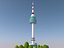 Low Poly N Seoul Tower Landmark