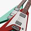 Набор из двух бас-гитар Gibson Flying V Bass из коллекции PBR.