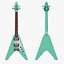 Набор из двух бас-гитар Gibson Flying V Bass из коллекции PBR.