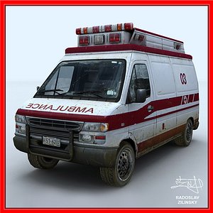 3dsmax ambulance dirty version