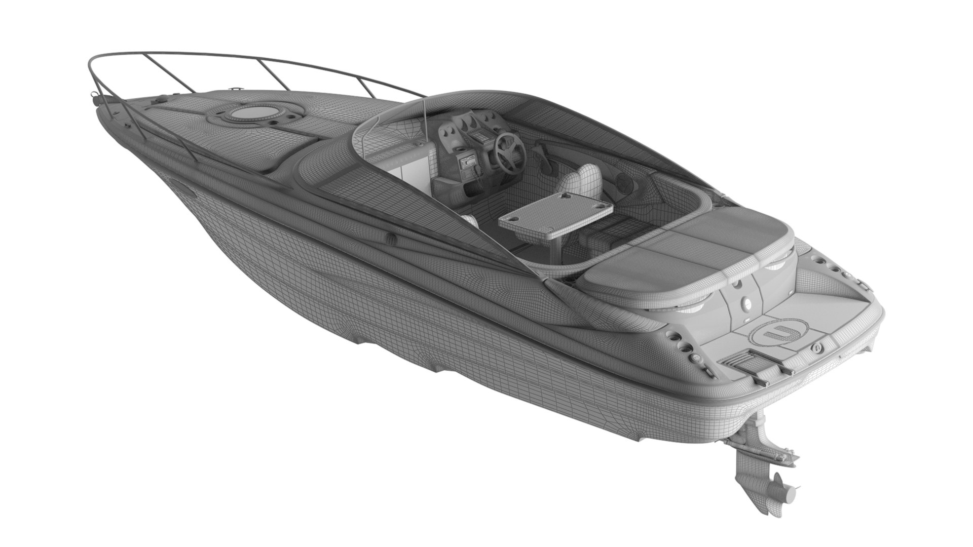 Speed Boat 3D Model - TurboSquid 2066609