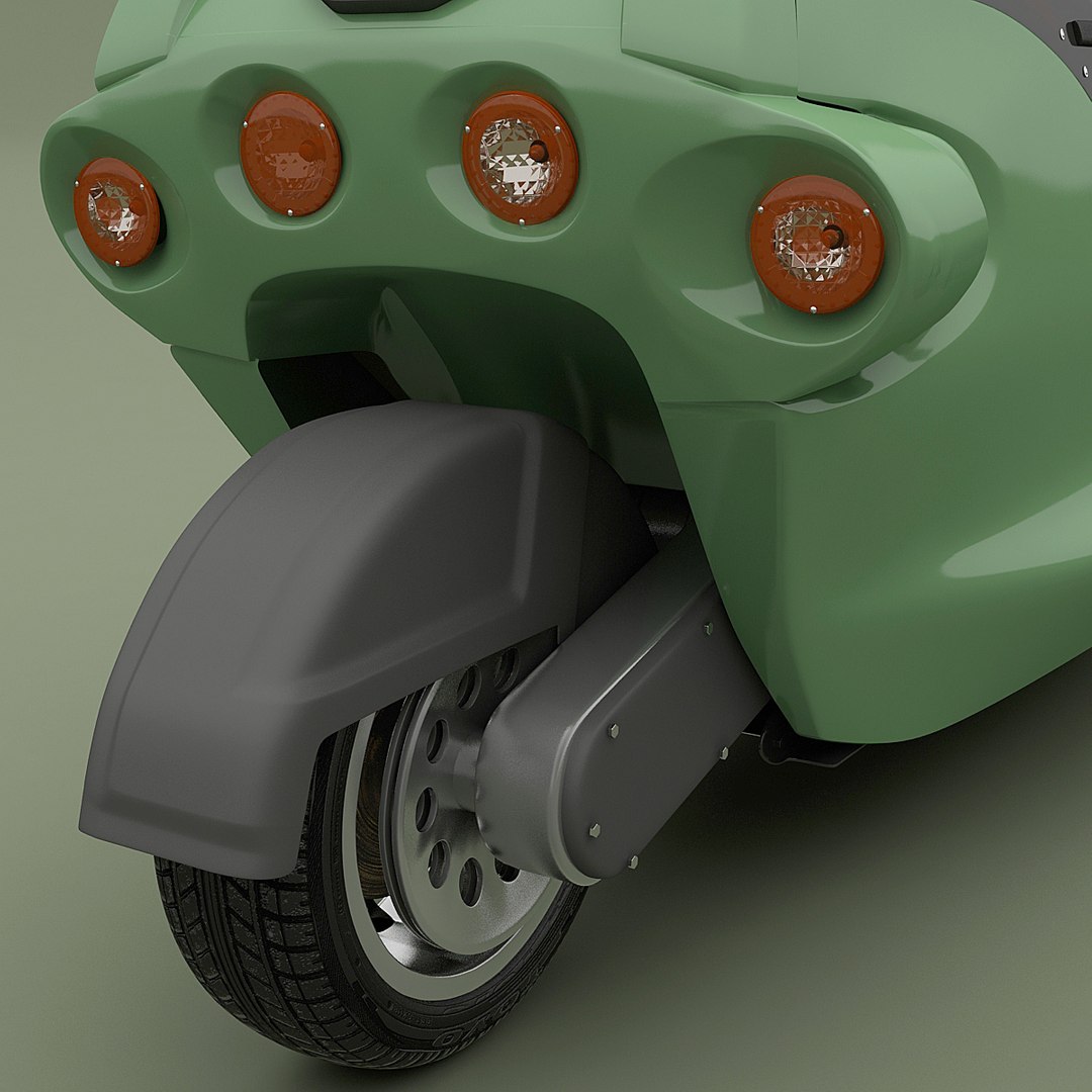 3d 3ds Prototype Electric Car Cree