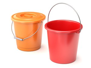 3D bucket plastic