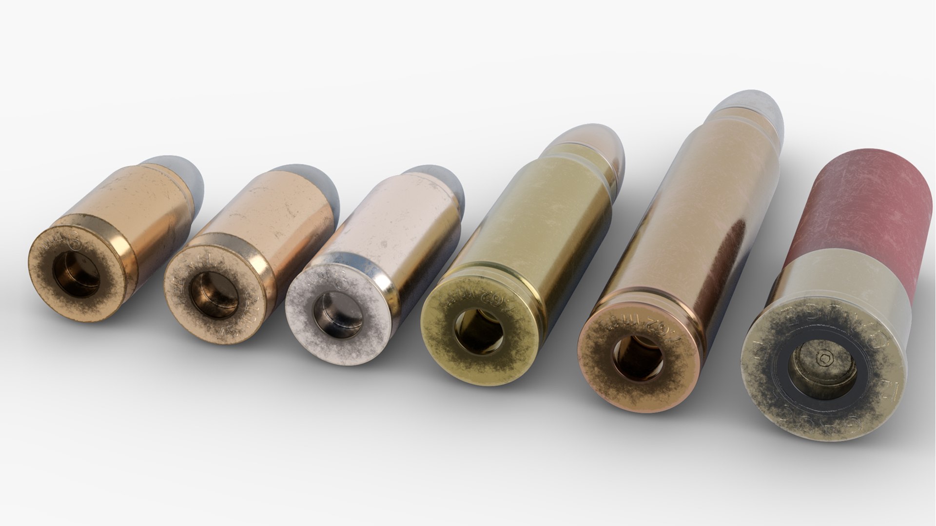 Mm bullet shell model - TurboSquid 1605438