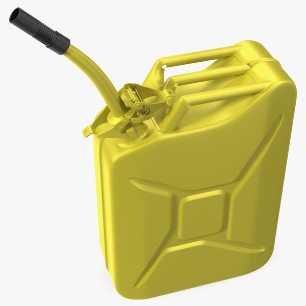 Jerry Fuel Can with Flexible Spout Yellow model