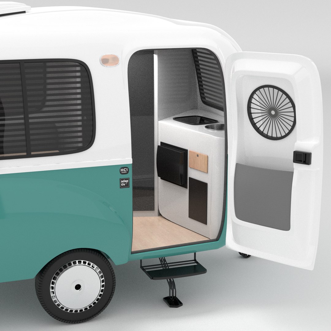 3D Happier Camper HC1 Studio Topanga Turquoise Complect Model ...