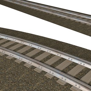 3D Railway Track model