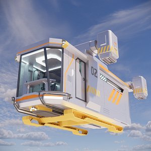 Sci-fi Personal Aircraft 002 model