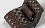 Tufted Leather Chaise Lounge