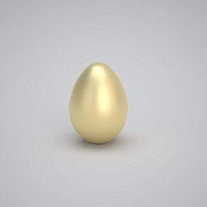 Golden Egg 3D model