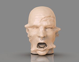 Prisioner Tortured Head 3D model