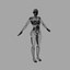 SFヒューマノイド女性ロボット