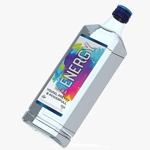 Glass Bottle 7.5 cl. Alcohol bottle 0.75L.