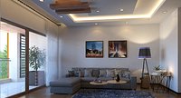 Highly detailed interior scene 3d model