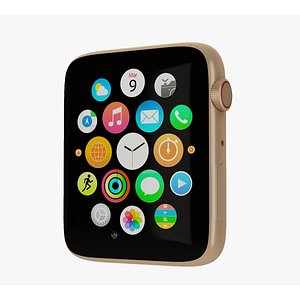 3D model digital watch
