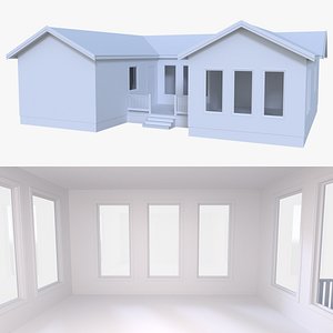 3d model residential home interior