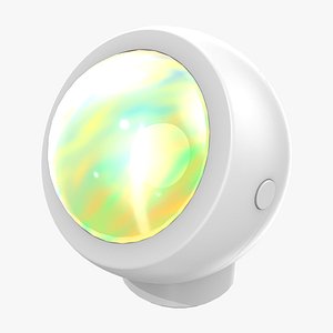 Futuristic Table Lamp 3D