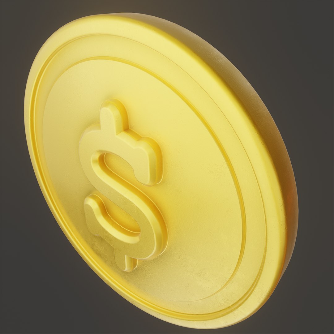 3D Gold Coin - TurboSquid 1658734
