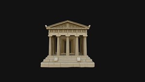 Classical Temple Model Design 7 - 3D Print Model 3D model