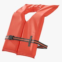 Marine Safety Vest Type II Worn Position Orange