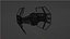 Star Wars Advanced Tie Fighter mit Darth Vader im Inneren