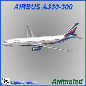 airbus a330-300 3d model