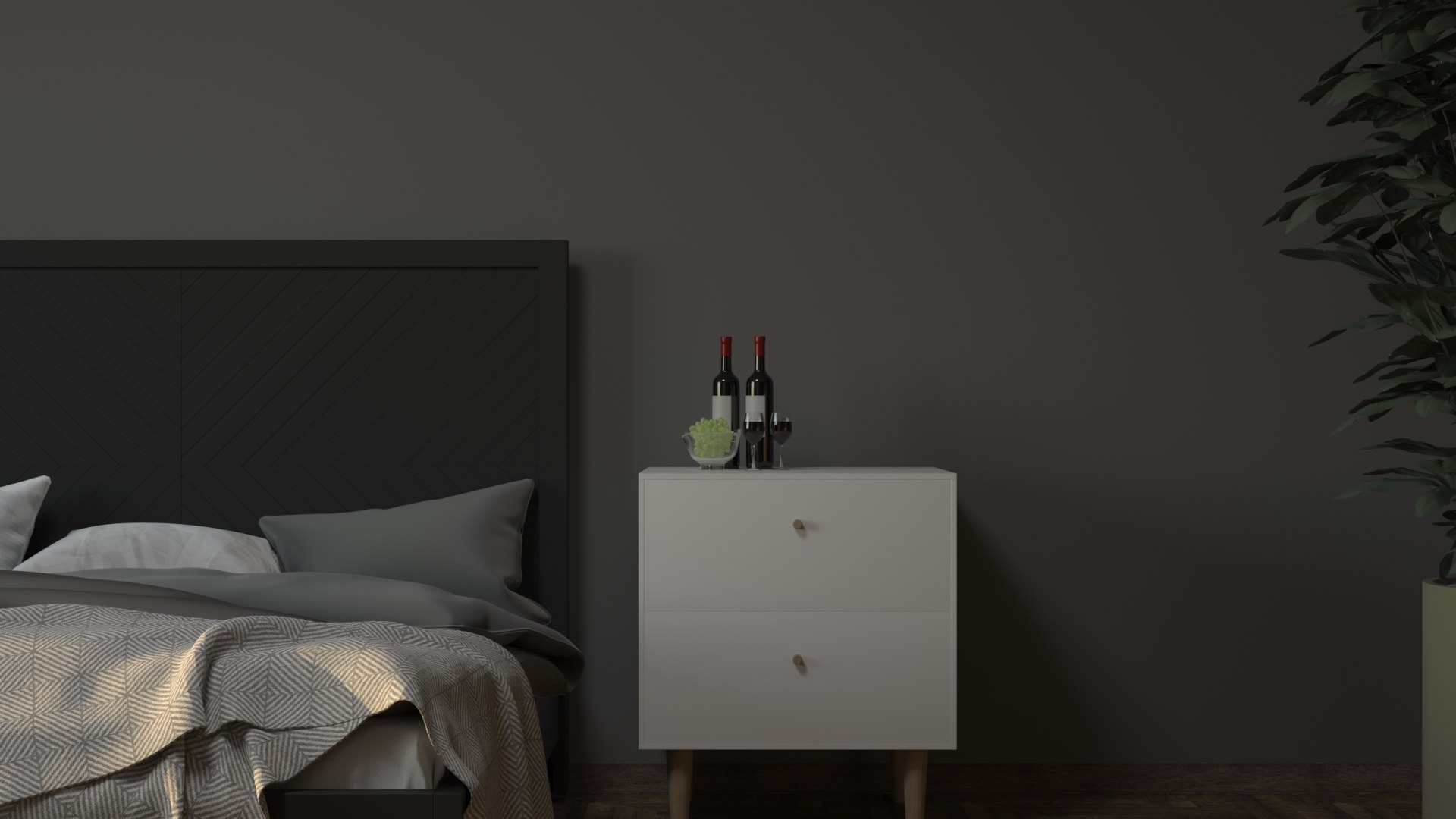 3D model bedside table n2 - TurboSquid 1832602