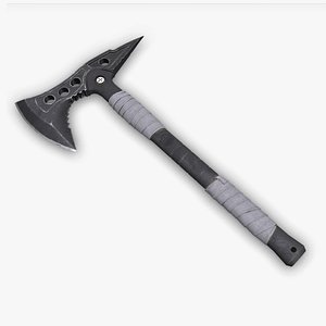 Military Tactical Axe Low-poly PBR