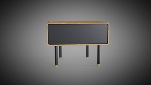 Fina Nightstand by Gazzda 3D model