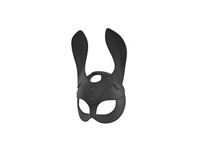 Prop079 Leather Bunny Mask model