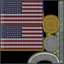 3D American Flags Collection V1 model