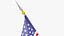 3D American Flags Collection V1 model