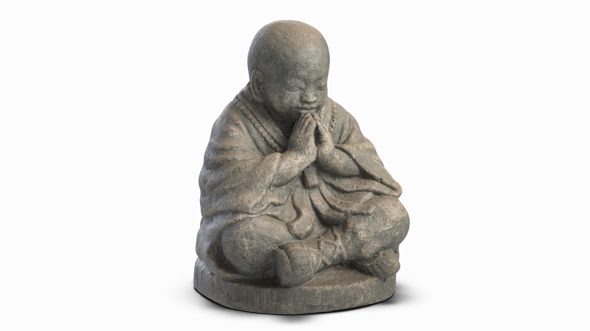 3D Monk Sculpture 3 - TurboSquid 1531912