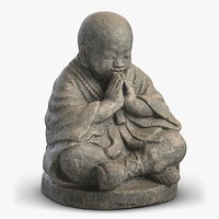 Small Monk Sculpture 3