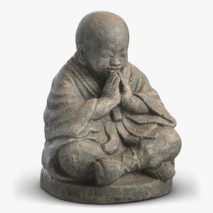 Small Monk Sculpture 3