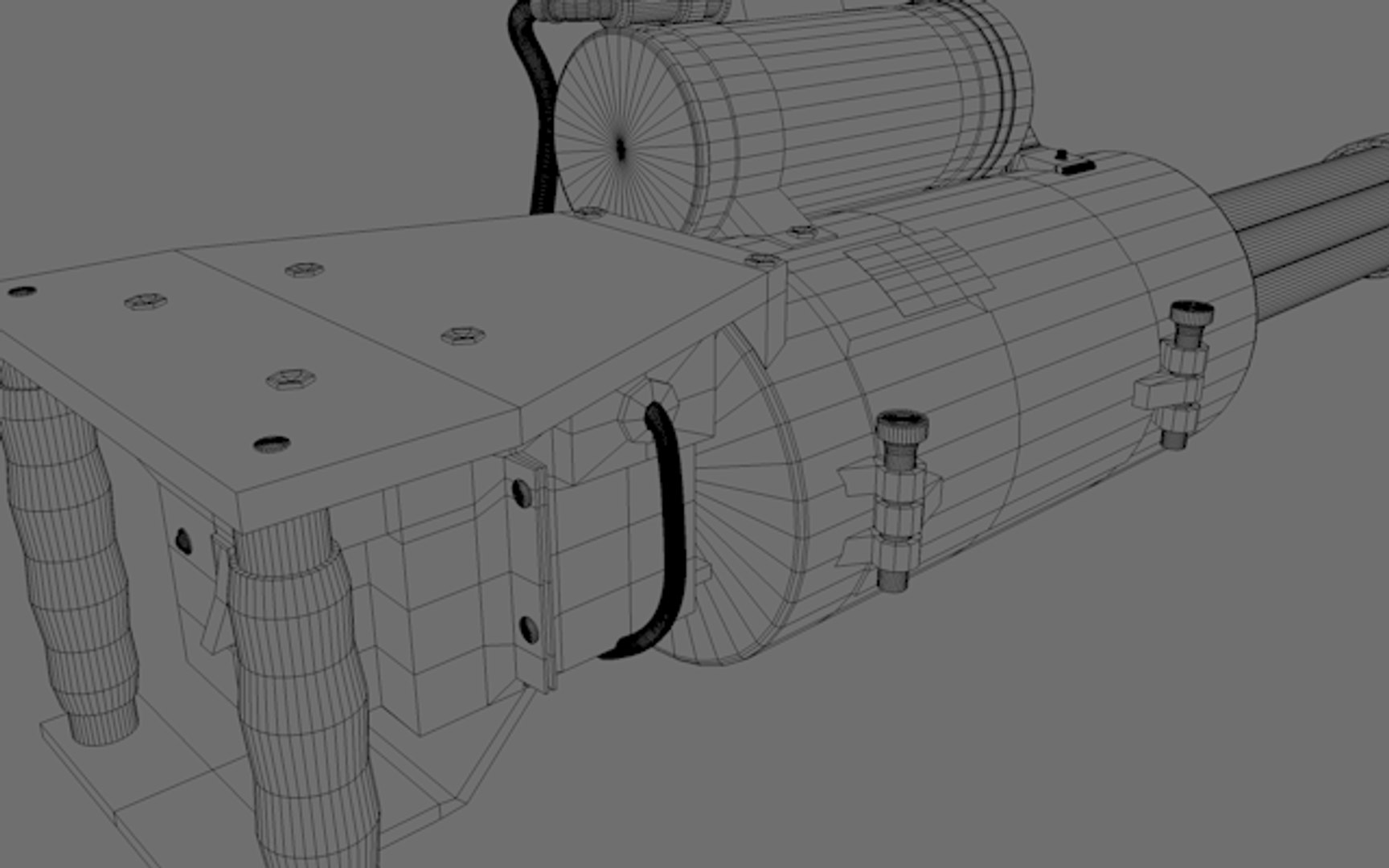 3d Model Minigun Mini Gun