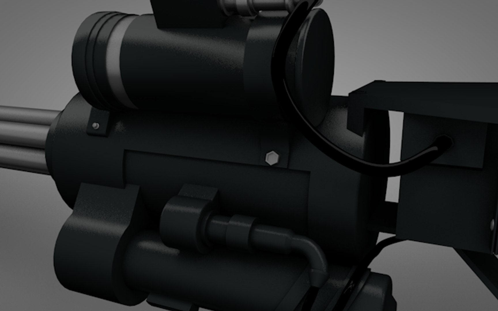 3d Model Minigun Mini Gun