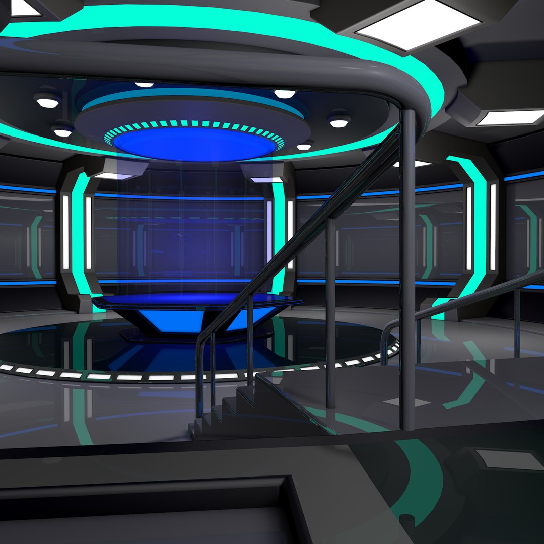 Sci fi interior scene 3D model - TurboSquid 1643301