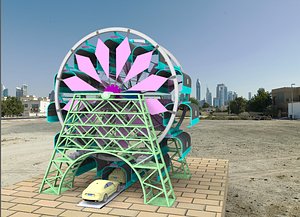 3D automated three-dimensional garage model
