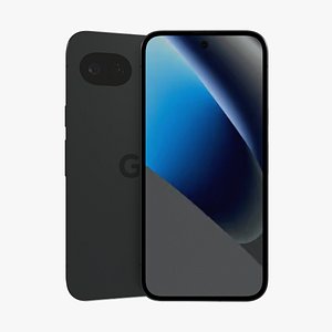 3D Google Pixel 10a Obsidian