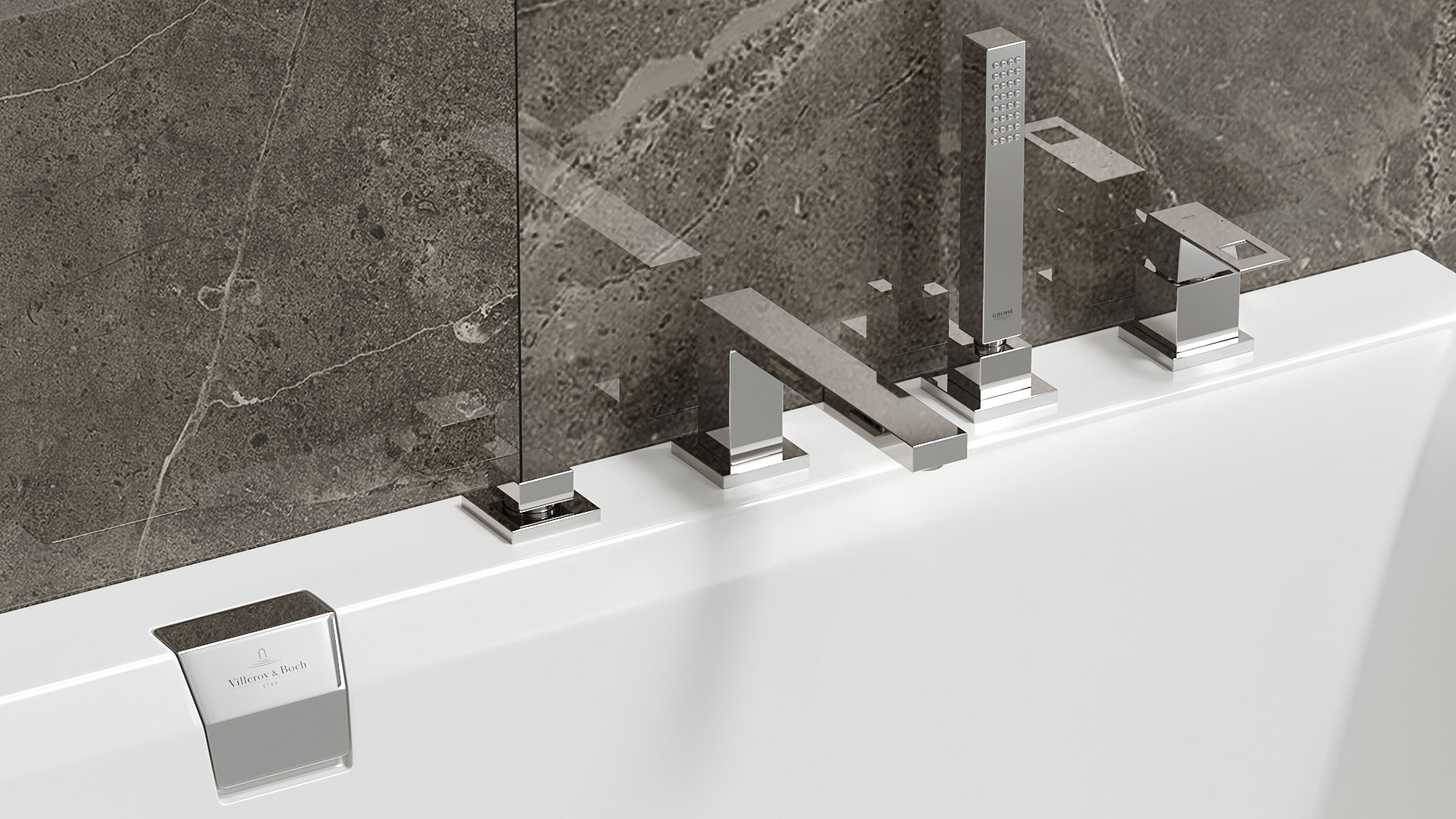 3D Bath VilleroyBoch Squaro Edge 12 - TurboSquid 1913288