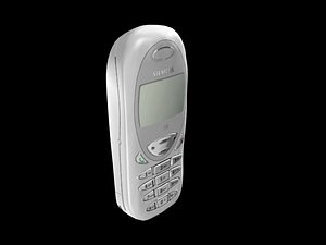 3d model of siemens c55 phone mobile