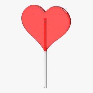 Heart Shaped Lollipop model