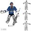 Hockey Goalie LOD's Rigged