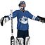 Hockey Goalie LOD's Rigged